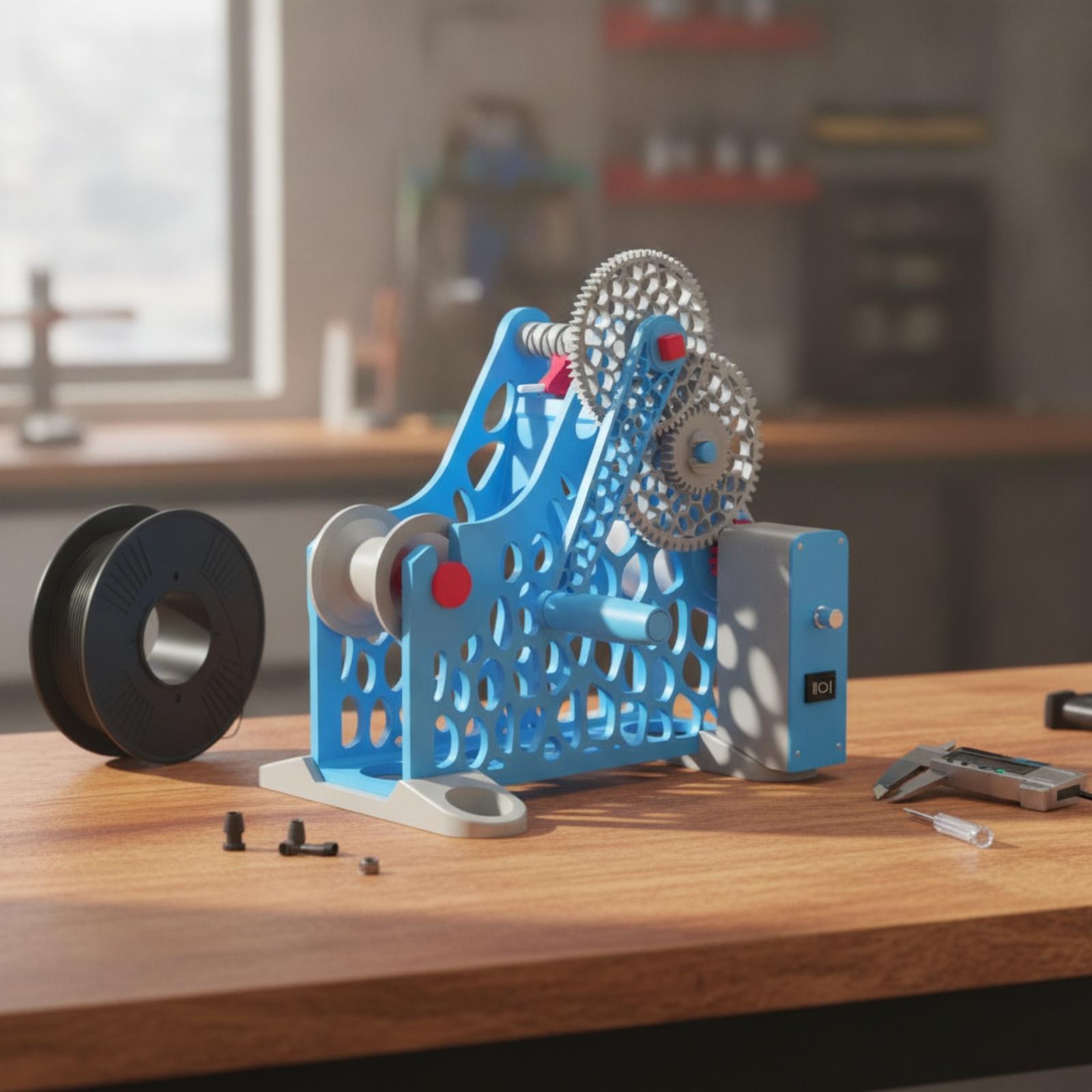 3D Printing Machine - Máquina Enroladora de Filamento para Impressão
