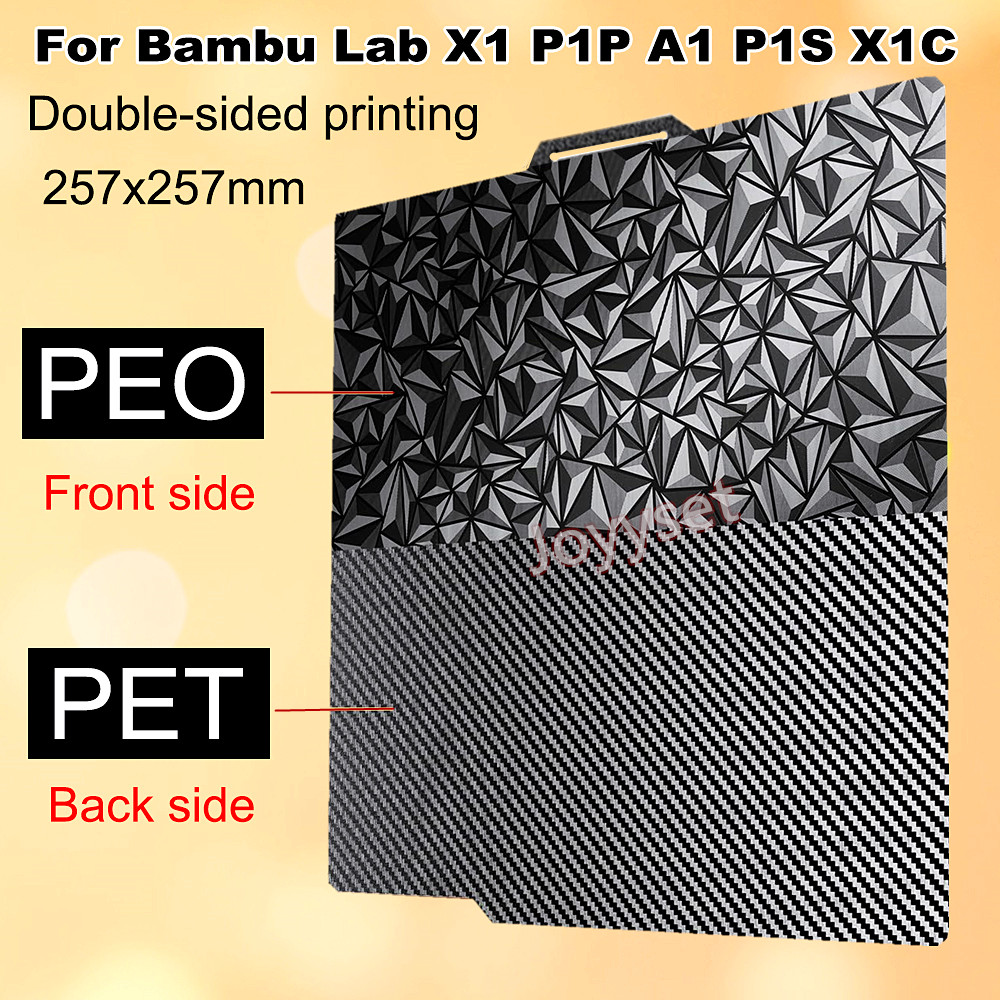 3D Printing X1 Carbon - PEO PET Para Bambu Lab X1