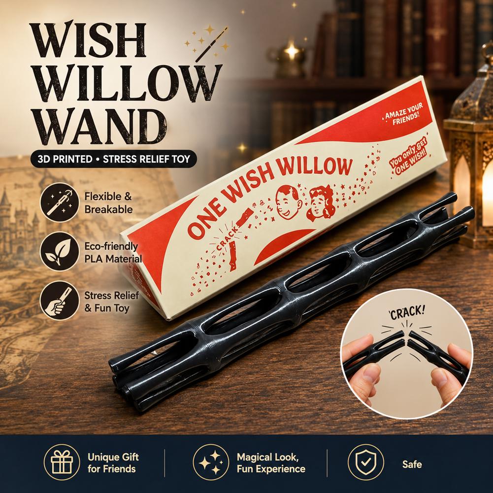 Enclosure 3D Printing - Chaveiro 3D Impresso One Wish Willow