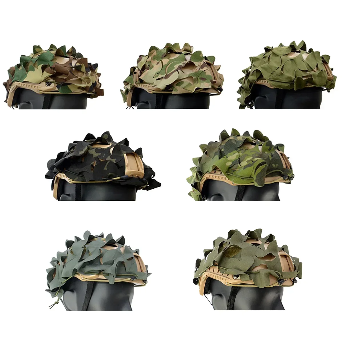 3D Printing Laser Cutting - Camo Net 3D com cordão de