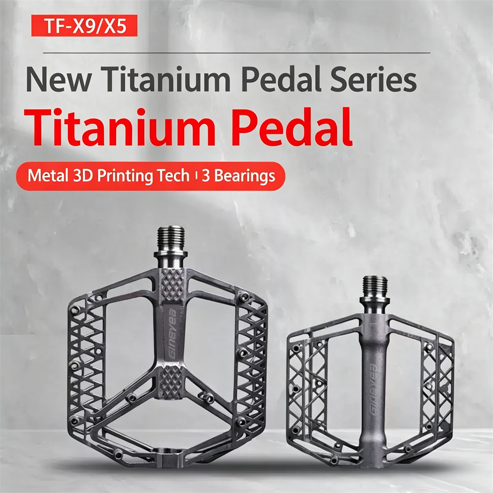 3D Printing Titanium - Pedais de Bicicleta de Estrada Impressos