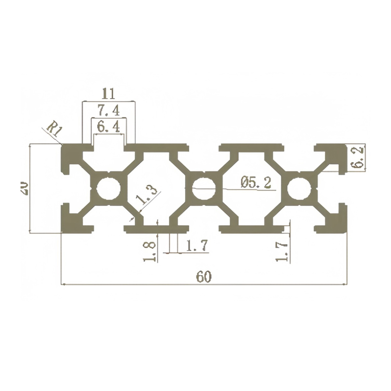 1PCS 2PCS Perfil de Alumínio A - V Slot Aluminum Extrusion avaliação e preço