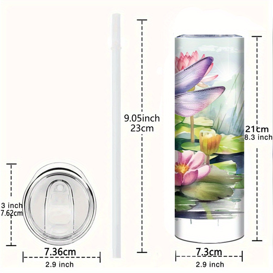 1 unidade, Copo Reto de 20Oz,  - 3D Printing Stainless Steel avaliação e preço